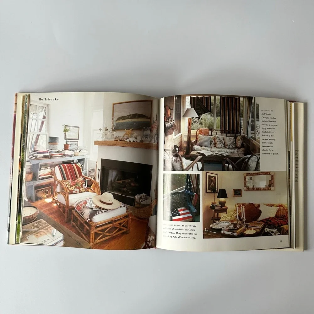 Mary Emmerling American Country Cottages 1993 Hardcover Clarkson Potter DJ VG‎